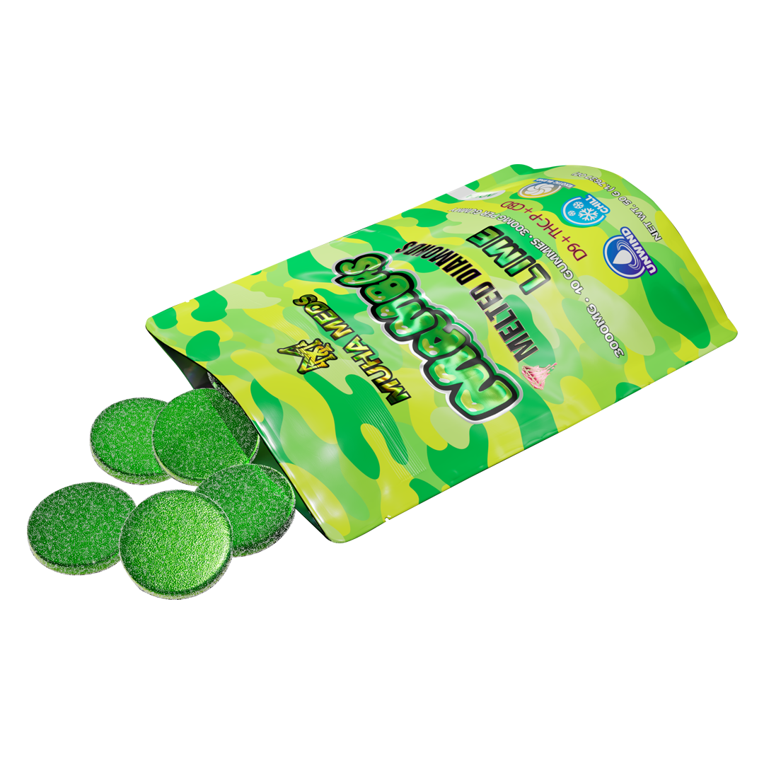 658522434aa1e2dcf050df67_6571231e23e7de8bdf713175_MD-GUMMIE-LIME-02 - Muha Meds Official Store | Premium THC Vape Carts & Disposables Lime
